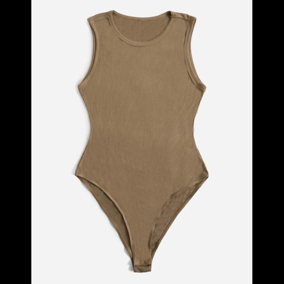 SHEIN | Ribbed Tank Bodysuit - Picture 1 of 11
